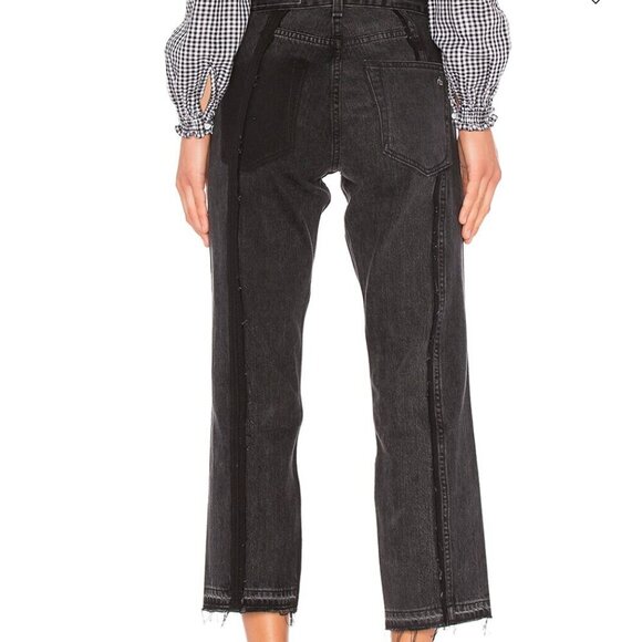 NEW Rag & Bone Two Tone Distressed Straight Leg Jean Limited Collection $495 - Picture 3 of 12